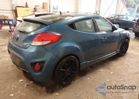 2016 Hyundai Veloster Turbo Rally Edition from USA, damaged, VIN KMHTC6AE4GU264256